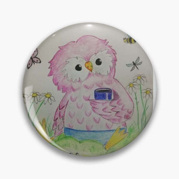 Item preview, Cute pink owl designed and sold by Sifan.