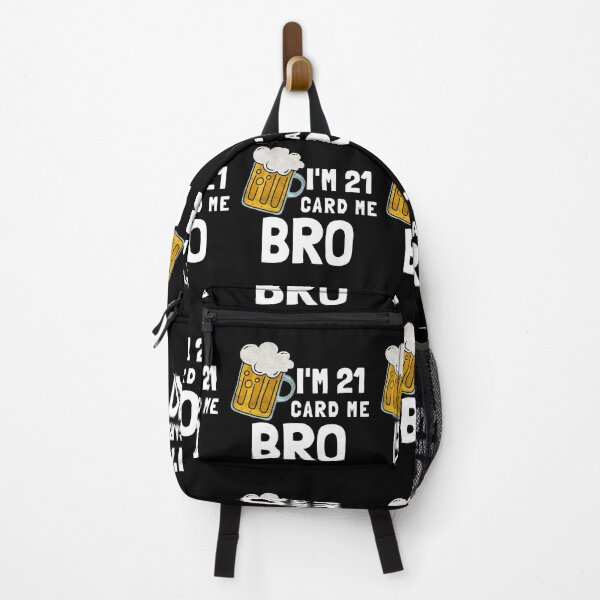 Item preview, Im 21 Card Me Bro, - Funny Legal 21 Year Old Birthday Gift designed and sold by jacks-tees.