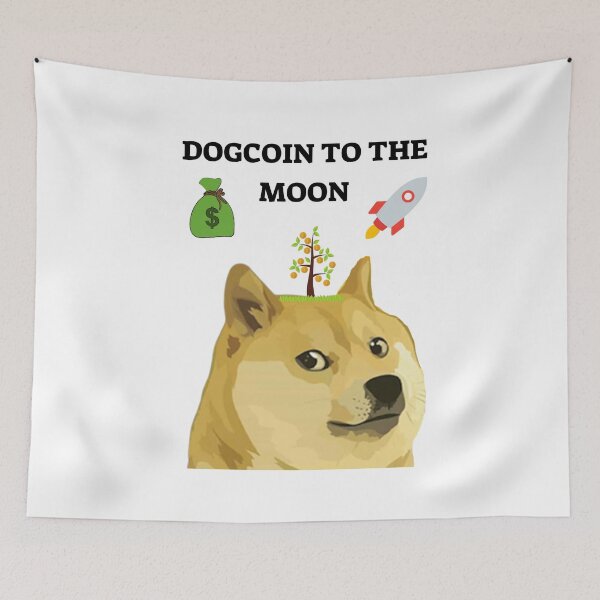 Artikelvorschau, Dogcoin zum Mond entworfen und verkauft von Geniusmadness.