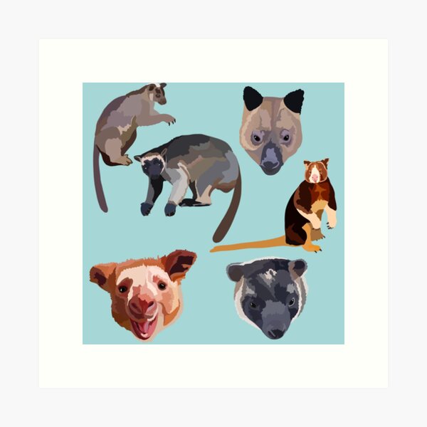 Item preview, T is for Tree Kangaroo  designed and sold by thezoogirl.
