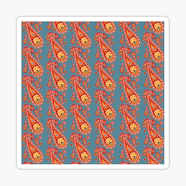 Midnight Paisley Sticker