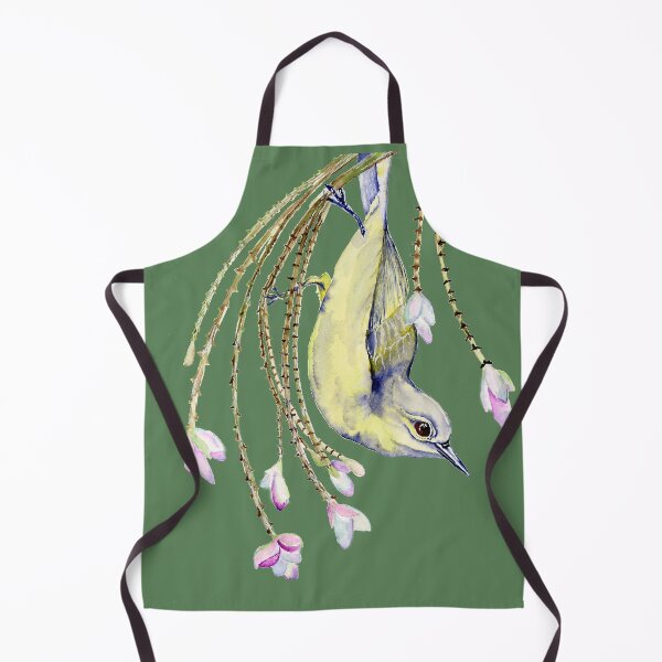 Item preview, Brown Throated Sunbird Watercolor designed and sold by carleeclarkeart.
