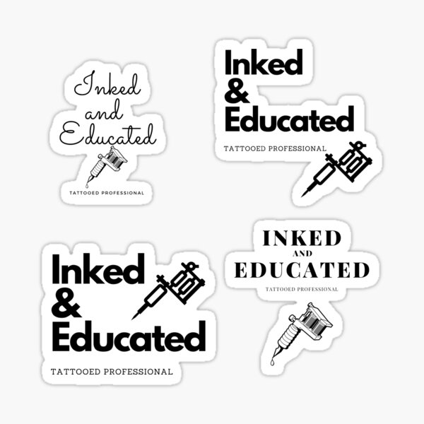 Tattooed And Employed Stickers Redbubble