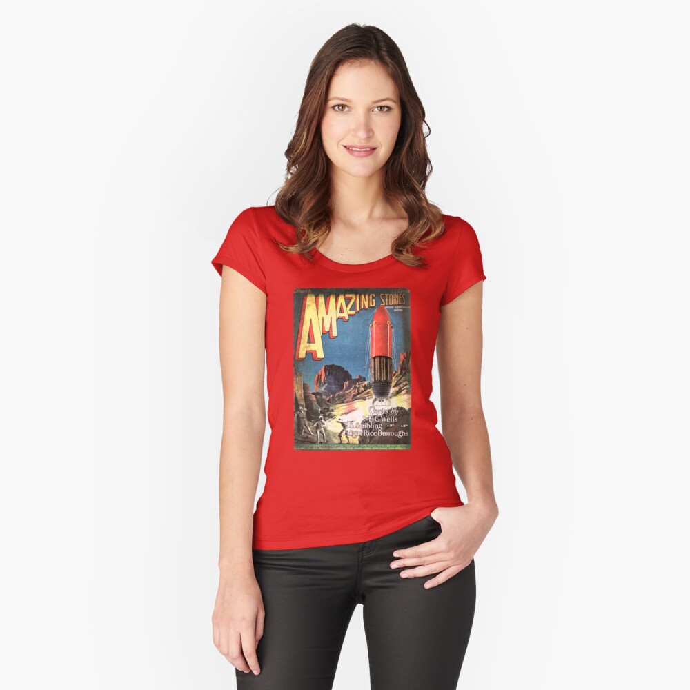Item preview, Fitted Scoop T-Shirt designed and sold by fitzmoskal.