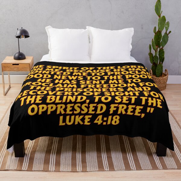 Item preview, Bible Verse Luke 4:18 designed and sold by Prayingwarrior.
