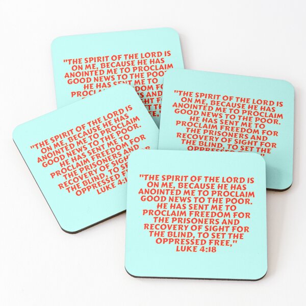 Item preview, Bible Verse Luke 4:18 designed and sold by Prayingwarrior.