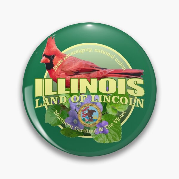 Item preview, Illinois (state bird & flower) designed and sold by curranmorgan.