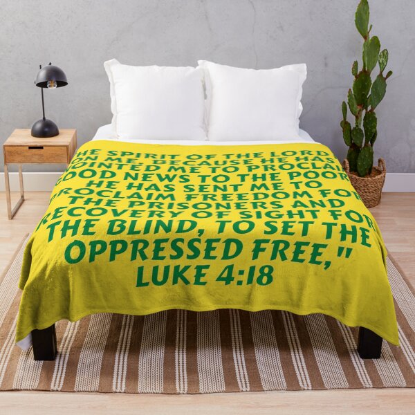 Item preview, Bible Verse Luke 4:18 designed and sold by Prayingwarrior.