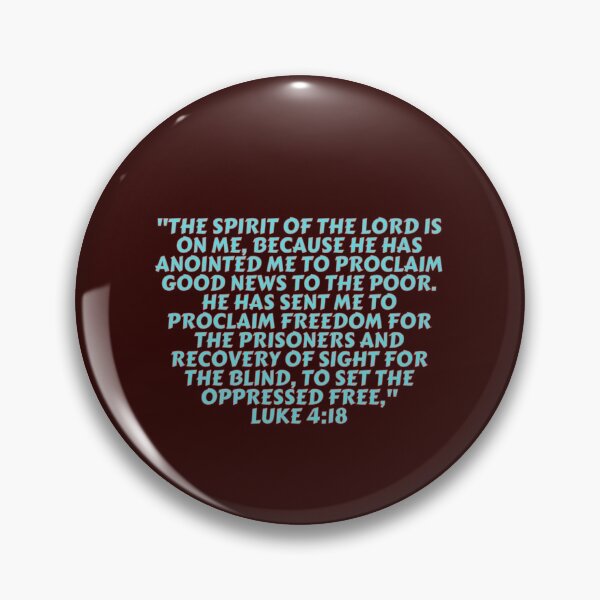 Item preview, Bible Verse Luke 4:18 designed and sold by Prayingwarrior.