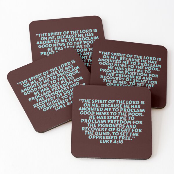 Item preview, Bible Verse Luke 4:18 designed and sold by Prayingwarrior.