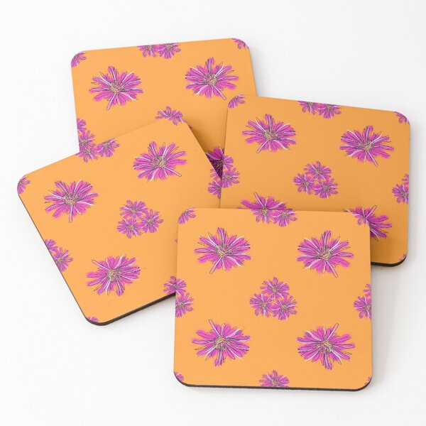 Item preview, Orange mood floral pattern  designed and sold by Mashusha-art.