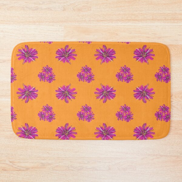 Item preview, Orange mood floral pattern  designed and sold by Mashusha-art.