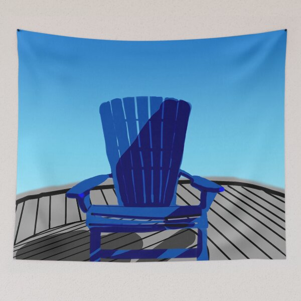 Item preview, Blue chair / Relaxing time / Do not disturb /chair illustration/ illustration t-shirts designed and sold by GdaySnoopy.