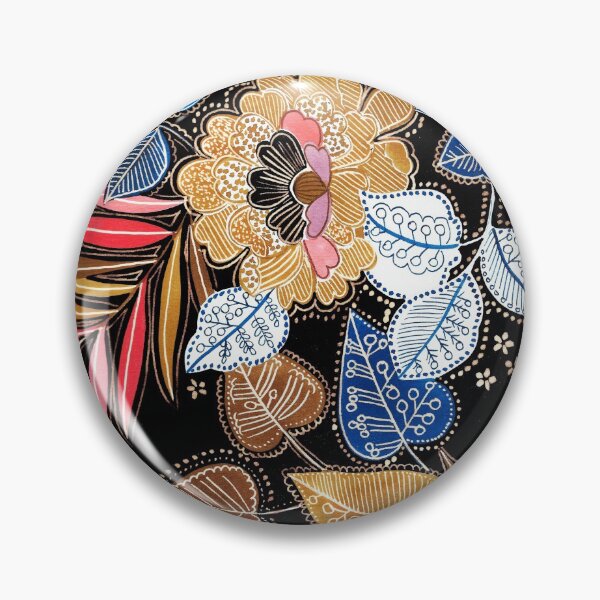 Item preview, wax inspired floral pattern designed and sold by Petitelulu.