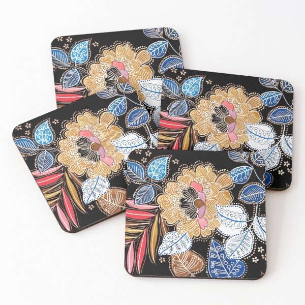 Item preview, wax inspired floral pattern designed and sold by Petitelulu.