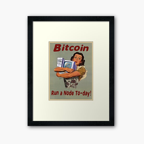 Artikel-Vorschau von Führen Sie heute einen Bitcoin-Knoten aus!, designt und verkauft von phneep.