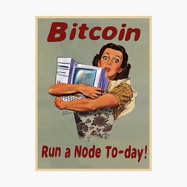 Artikel-Vorschau von Führen Sie heute einen Bitcoin-Knoten aus!, designt und verkauft von phneep.