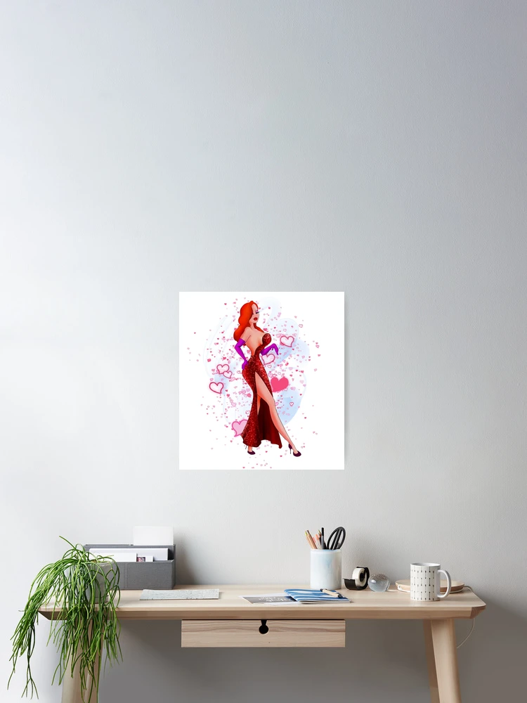Thumbnail 2 of 3, Poster, Jessica Rabbit- Who Framed Roger Rabbit designed and sold by Bootyfreeze.