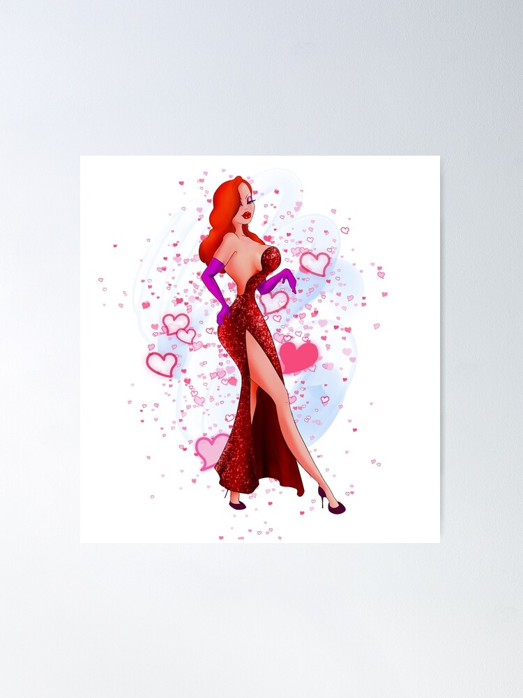 Jessica Rabbit- Who Framed Roger Rabbit Poster for Sale by Bootyfreeze