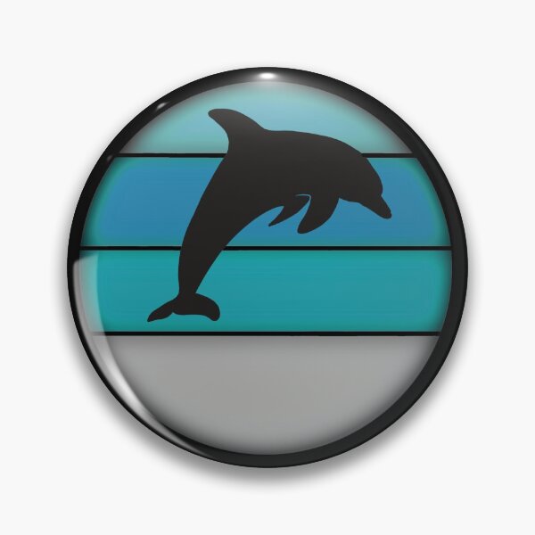 Item preview, Leaping Dolphin Silhouette by the Beach designed and sold by JDHardie.