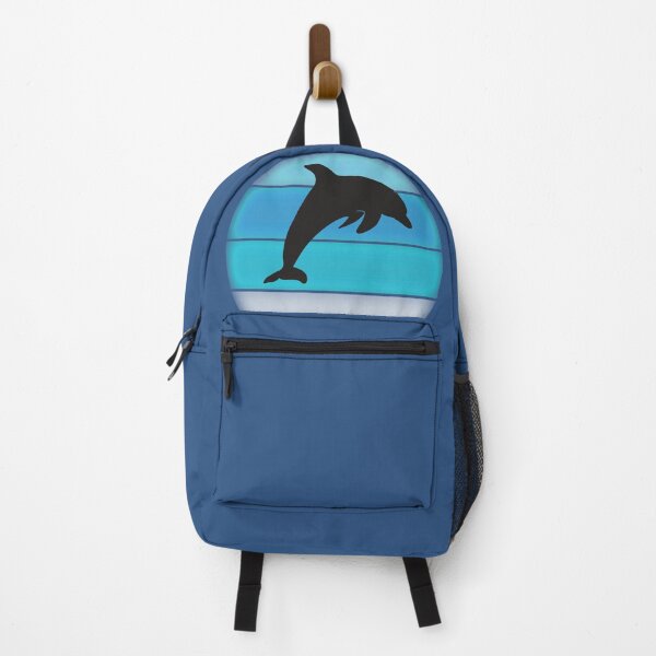 Item preview, Leaping Dolphin Silhouette by the Beach designed and sold by JDHardie.