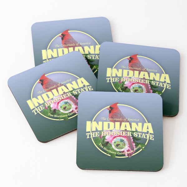 Item preview, Indiana (state bird & flower) designed and sold by curranmorgan.