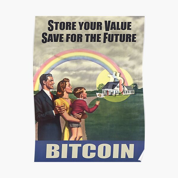 Store Your Value, Save for the Future Poster