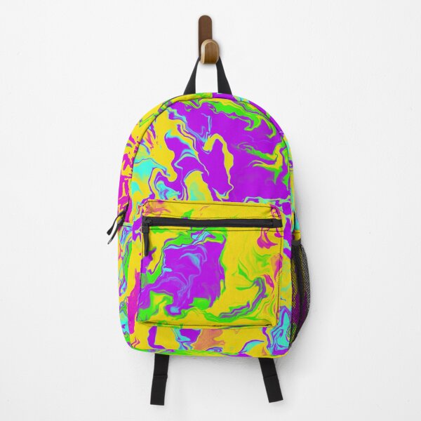 Item preview, Liquid ink abstract Neon pattern designed and sold by Imemewell.