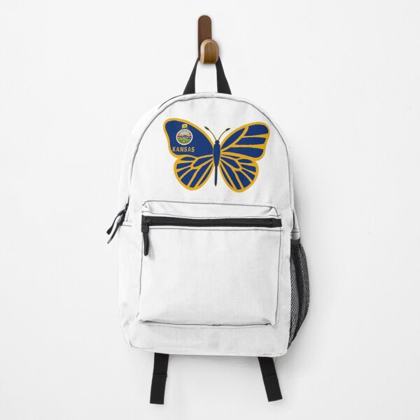 Item preview, State of Kansas Flag Butterfly designed and sold by Gsallicat.
