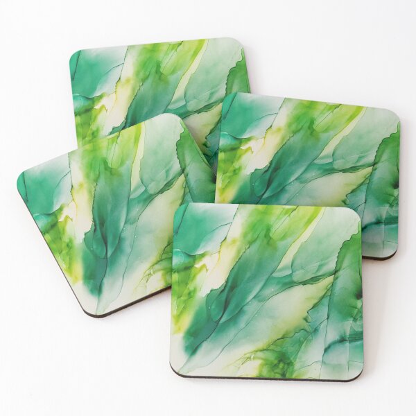 Item preview, Alcohol Ink Abstract Serenity 1  designed and sold by Jean-Marie-Art.