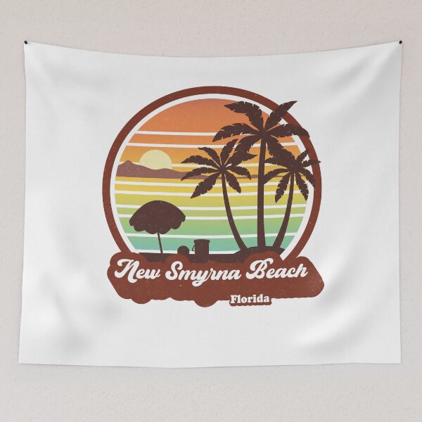Item preview, Vintage New Smyrna Beach Florida FL Retro designed and sold by kalpanik_Rehana_Begum.