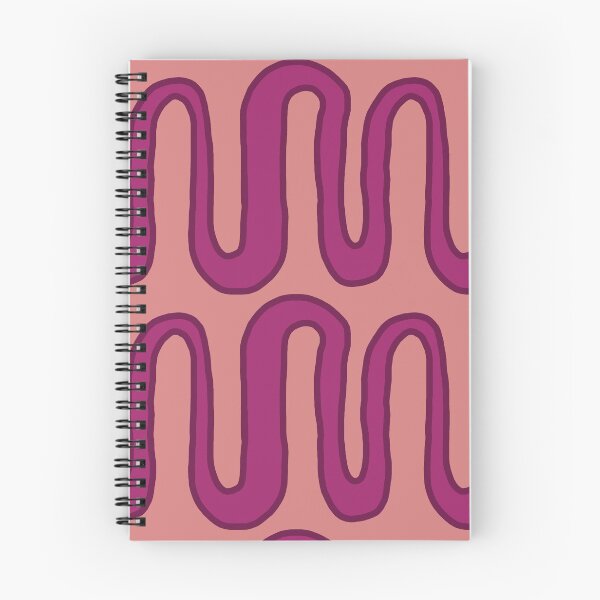 Item preview, Meandro ondulado en rosa y morado designed and sold by Miranda Benson.