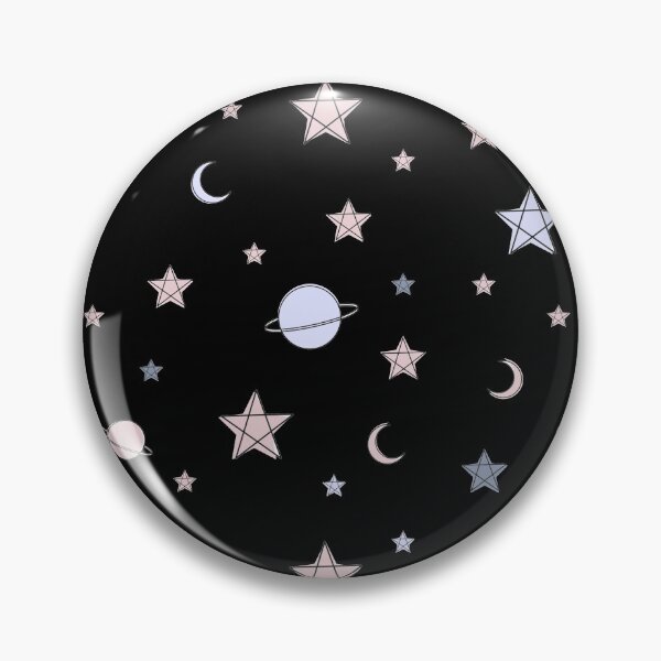 Item preview, Pastel Star, Moon and Planet Doodles  designed and sold by hydrEAU.