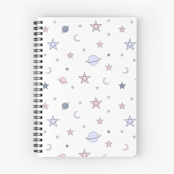 Item preview, Pastel Star, Moon and Planet Doodles  designed and sold by hydrEAU.