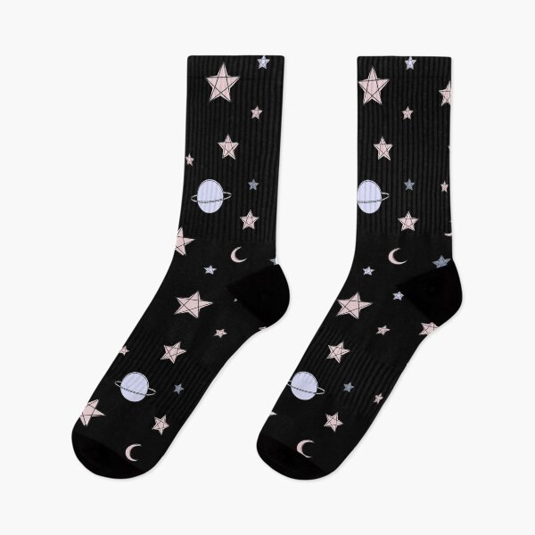 Item preview, Pastel Star, Moon and Planet Doodles  designed and sold by hydrEAU.