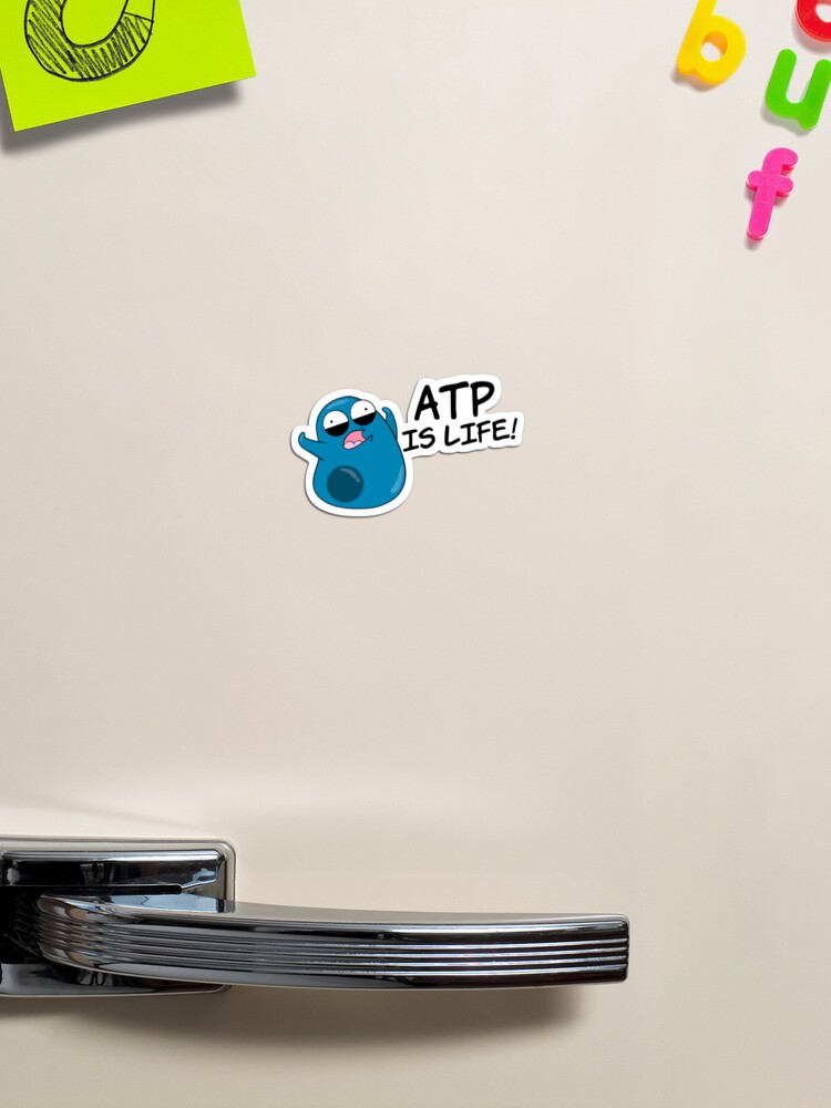 Thumbnail 1 of 3, Magnet, ATP is Life designed and sold by amoebasisters.