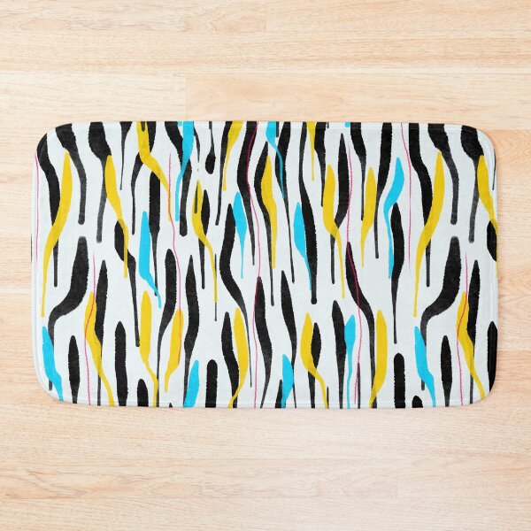 Item preview, black blue and yellow stripes designed and sold by Marcin Szmandra.