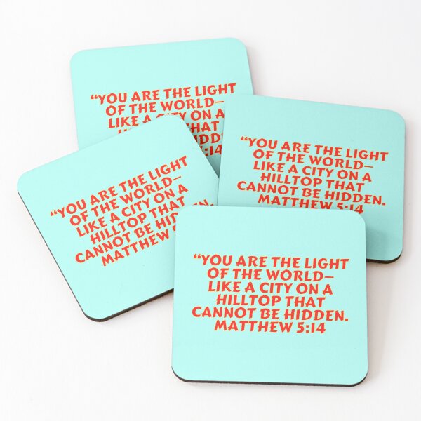 Item preview, Bible Verse Matthew 5:14 designed and sold by Prayingwarrior.