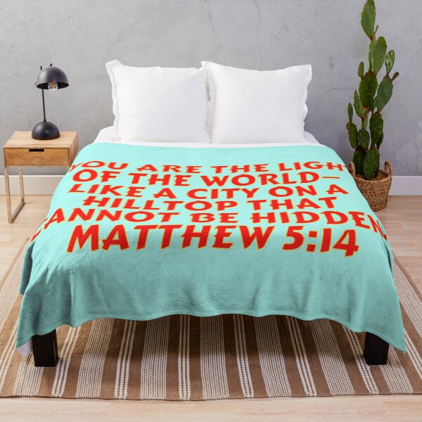 Item preview, Bible Verse Matthew 5:14 designed and sold by Prayingwarrior.