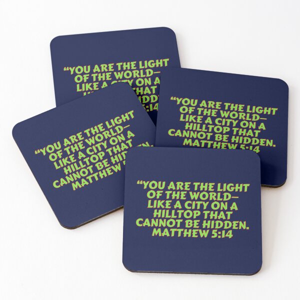 Item preview, Bible Verse Matthew 5:14 designed and sold by Prayingwarrior.