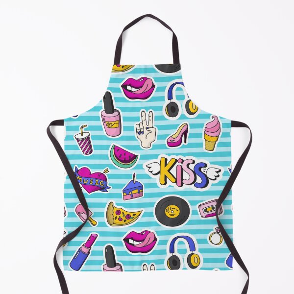 Item preview, Cute y2k illustrations pattern designed and sold by Salukeart.