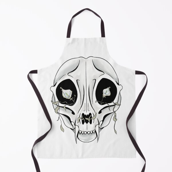 Item preview, Cat Skull with Flowers designed and sold by LaiqahHanold.
