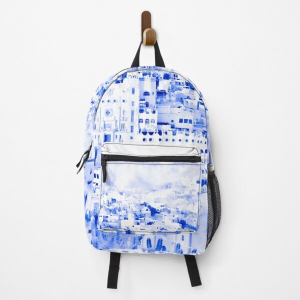 Item preview, Inky blue cityscape designed and sold by Boho Contessa.