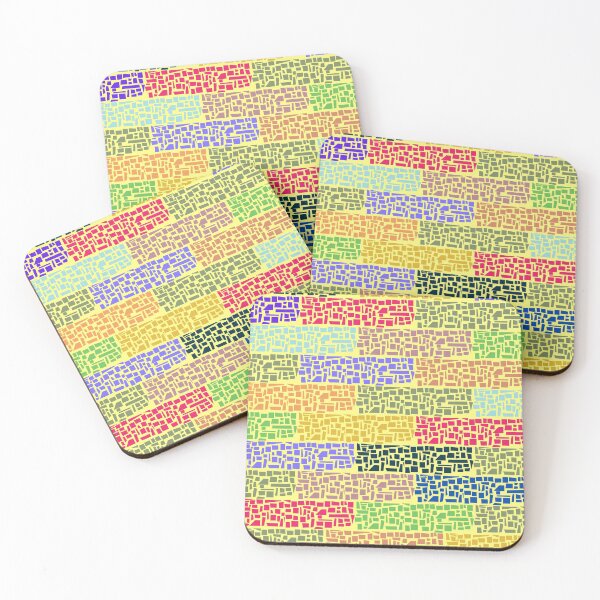 Item preview, Abstract Pattern Colorful Bricks designed and sold by AlinaSCorner.