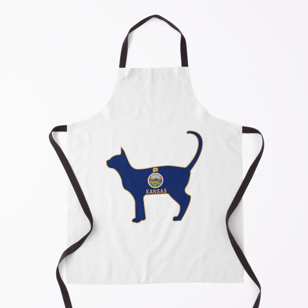 Item preview, State of Kansas Flag for Cat Lovers designed and sold by Gsallicat.
