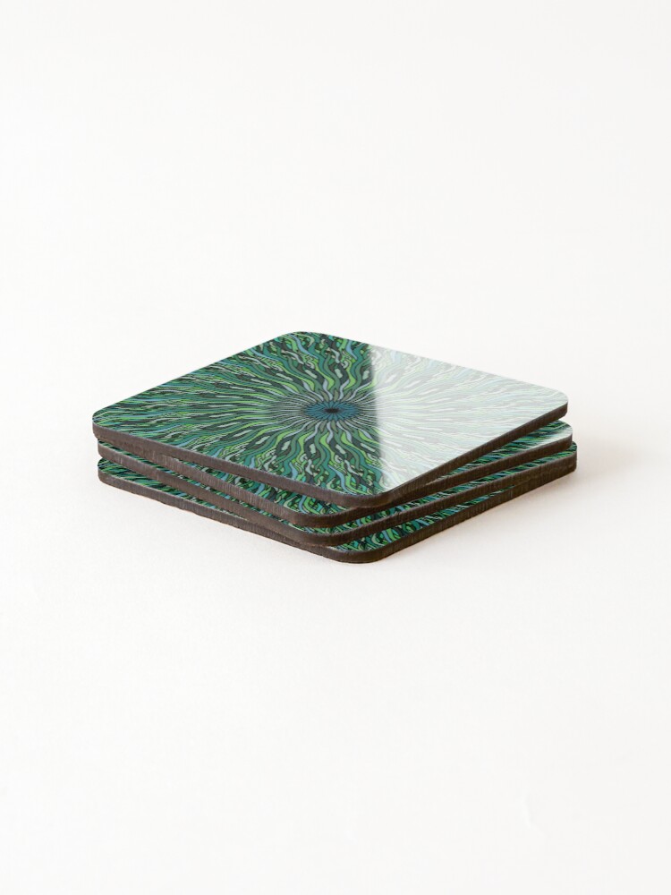 Thumbnail 4 of 5, Coasters (Set of 4), Tangle designed and sold by J-Rage.