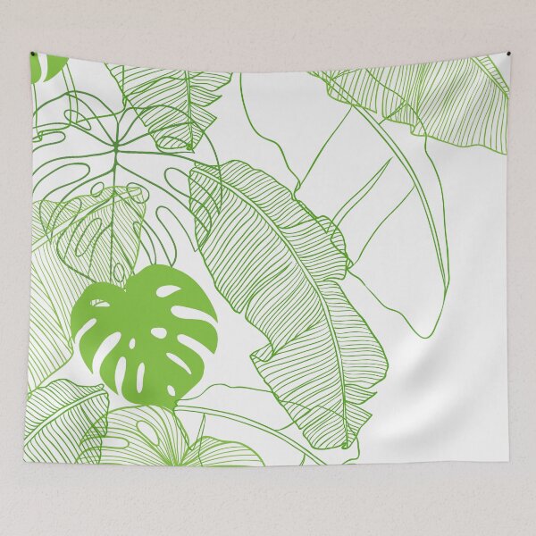 Item preview, Tropical Jungle Love Banana Leaf designed and sold by ladypennyface.