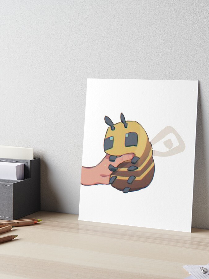 Minecraft Bee Art Board Print for Sale by PGUniverse