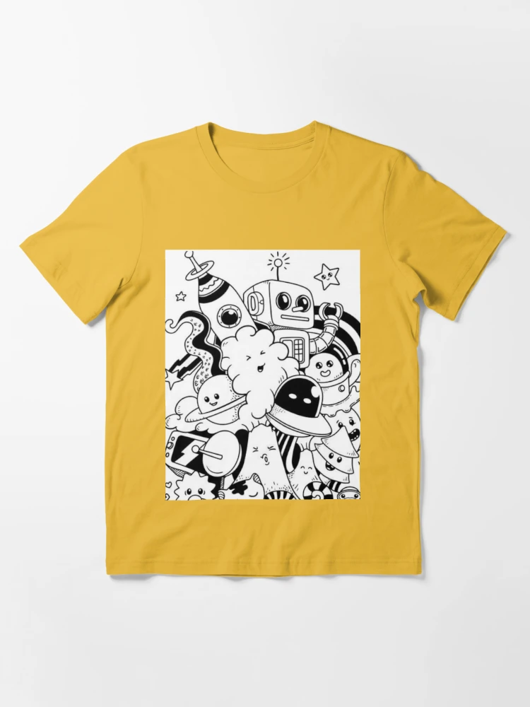 Doodle Art T-shirt herr