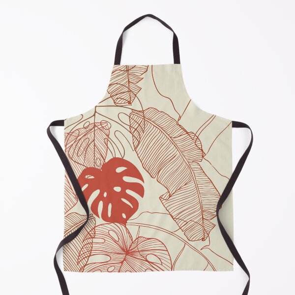 Item preview, Burnt Orange Tropical Jungle Palm Leaf designed and sold by ladypennyface.